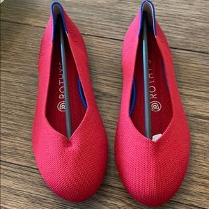Rothys NWT Chili Red flat - brand new never worn!